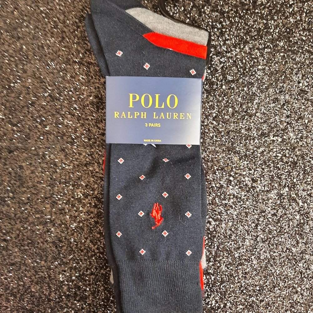 Polo Ralph Lauren Cotton-Blend Trouser Sock 3-Pack